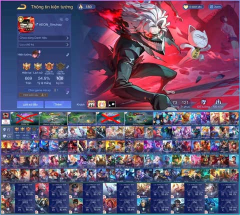ACC LIÊN QUÂN CỰC VIP SSS HAYATE